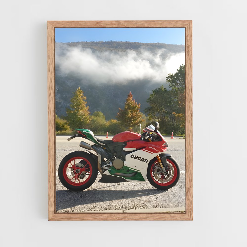 Poster Route des Revêrs – affiche Ducati (vue 4)